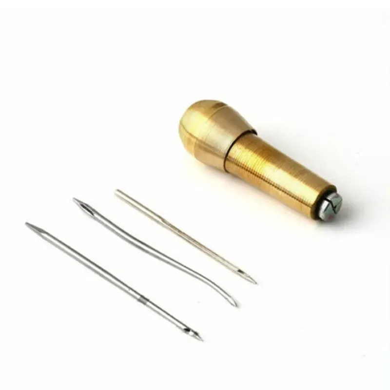 Kit outils cuir poinçon coupeuse manche bois pour réparation