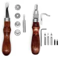 Kit outils marquage et surpiqûre pour cuir – Couleur 2Pcs