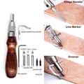 Kit outils marquage et surpiqûre pour cuir – 6