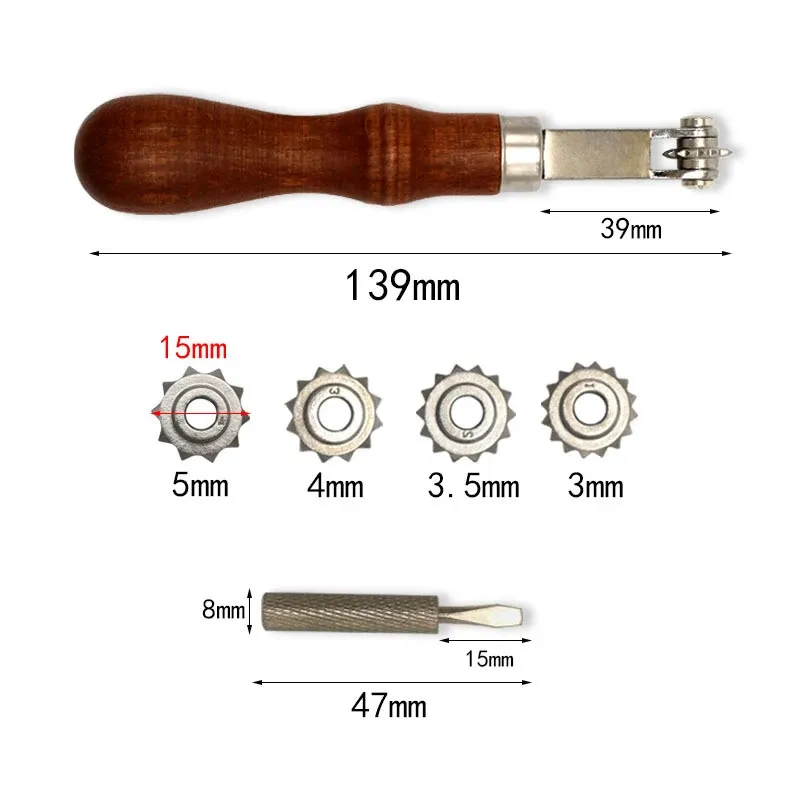 Kit outils marquage et surpiqûre pour cuir