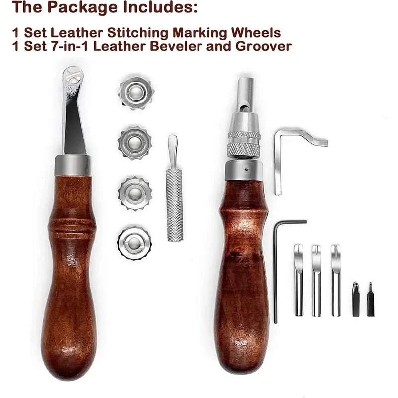Kit outils marquage et surpiqûre pour cuir