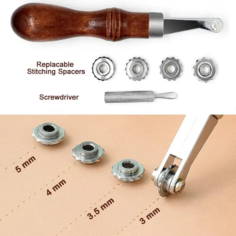 Kit outils marquage et surpiqûre pour cuir