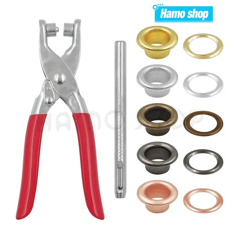 Kit pinces à œillets 4 mm pour artisanat du cuir
