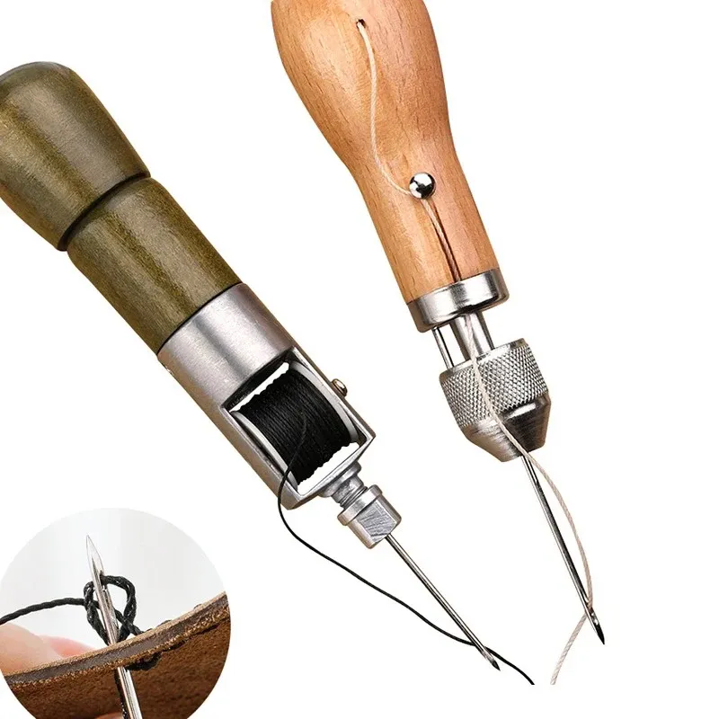 Kit poinçon cuir machine à coudre manuelle fil cire