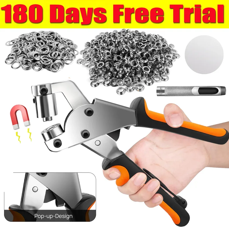 Kit poinçonnage œillets 10 mm avec 500 œillets