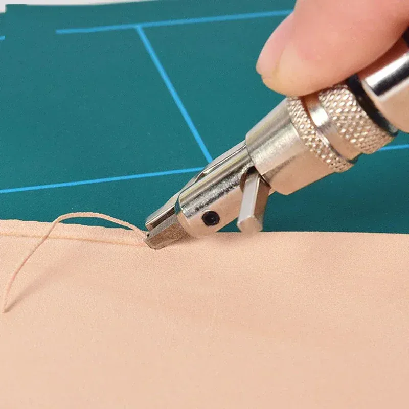 Kit rainurage et biseautage cuir 7 en 1