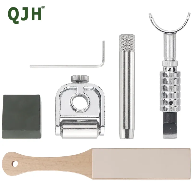 Kit sculpture cuir couteaux lames acier inoxydable et polissage