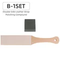 Kit sculpture cuir couteaux lames acier inoxydable et polissage – Couleur B - 1SET
