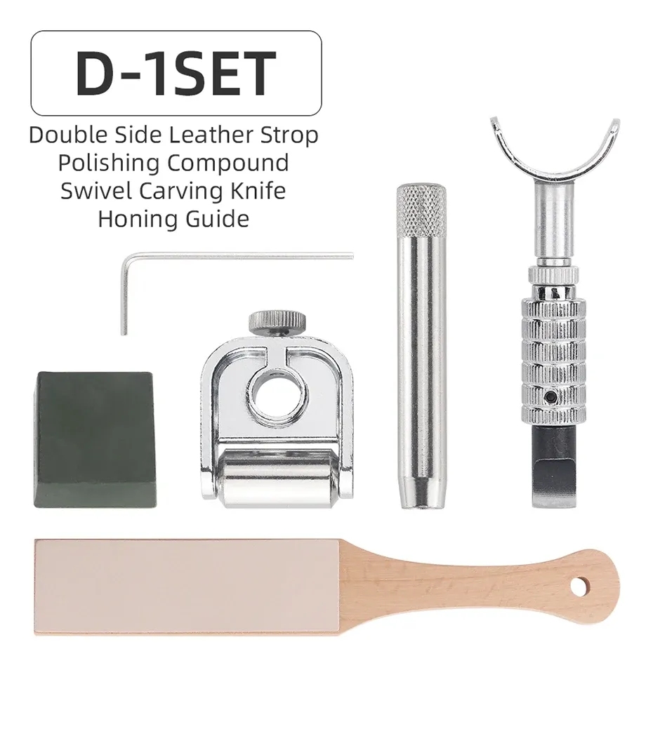 Kit sculpture cuir couteaux lames acier inoxydable et polissage