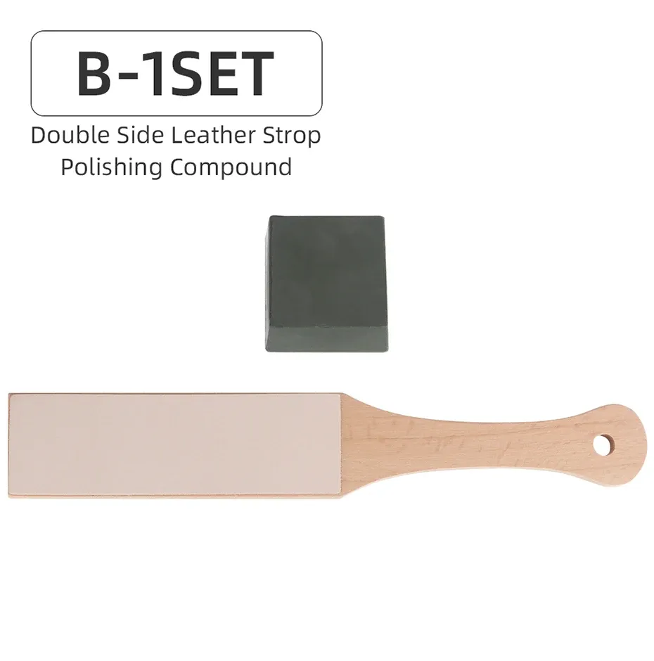 Kit sculpture cuir couteaux lames acier inoxydable et polissage