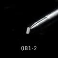 Lot 6 tampons acier inoxydable sculpture cuir motifs quadrillés – Couleur QB1-2