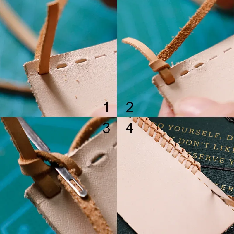 Lot de 1 à 2 aiguilles cuir pour artisanat et bricolage