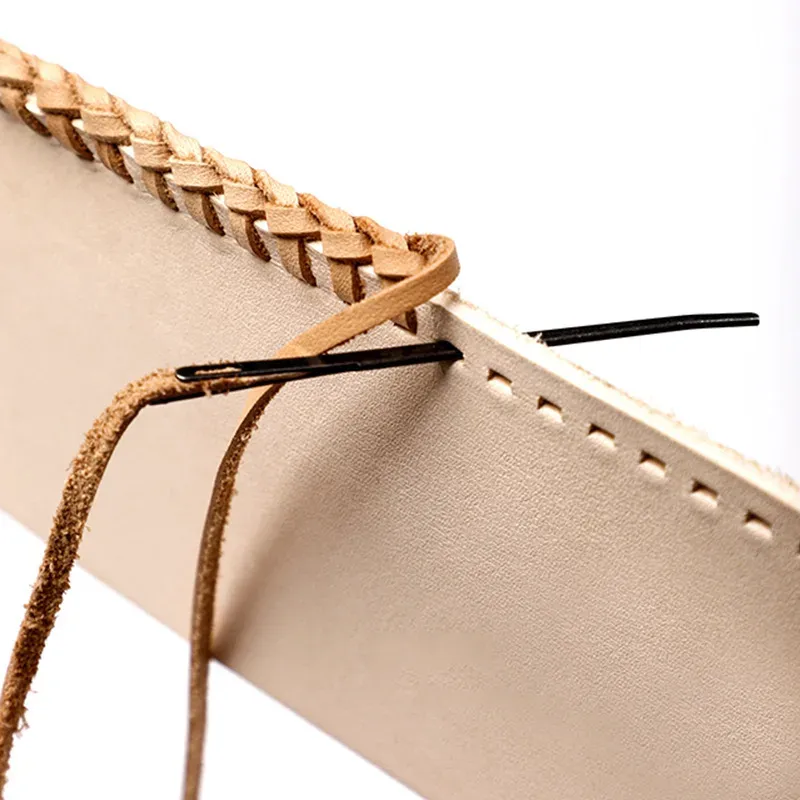 Lot de 1 à 2 aiguilles cuir pour artisanat et bricolage
