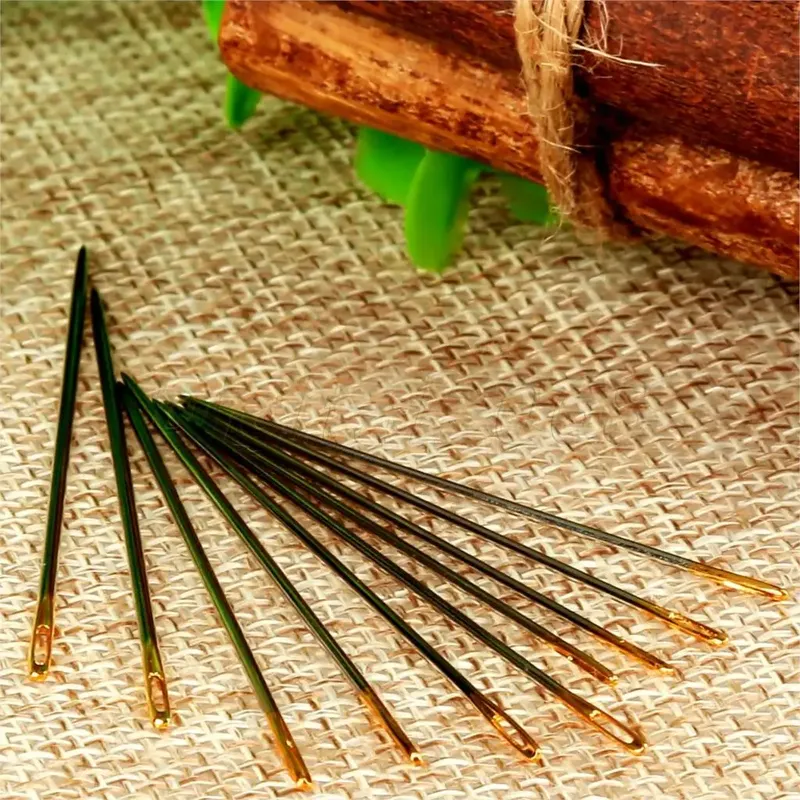 Lot de 10 aiguilles cuir pour couture manuelle et bricolage