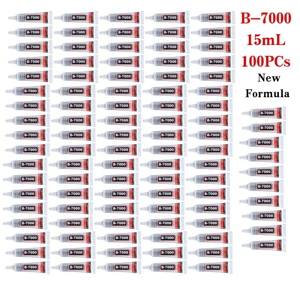 Lot de 100 colles universelles B7000 15 ml pour cuir et verre