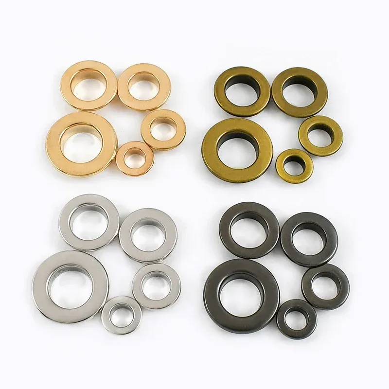 Lot de 100 œillets cuivre 3,5 à 10 mm