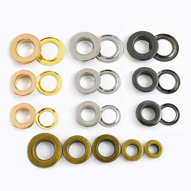 Lot de 100 œillets cuivre 3,5 à 10 mm