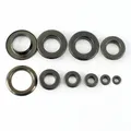Lot de 100 œillets cuivre 3,5 à 10 mm – Couleur GunBlack