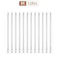 Lot de 12 aiguilles cuir gros œil diamant pour couture – Couleur M - 12Pcs