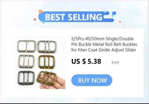 Lot de 2 à 10 boucles ceinture métal 40 à 50 mm