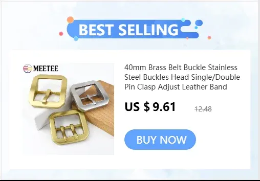 Lot de 2 à 10 boucles ceinture métal 40 à 50 mm