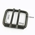 Lot de 2 à 10 boucles ceinture métal 40 à 50 mm – Couleur OldSilver-Double-40m