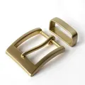 Lot de 2 boucles ceinture laiton 40 mm cowboy – 2