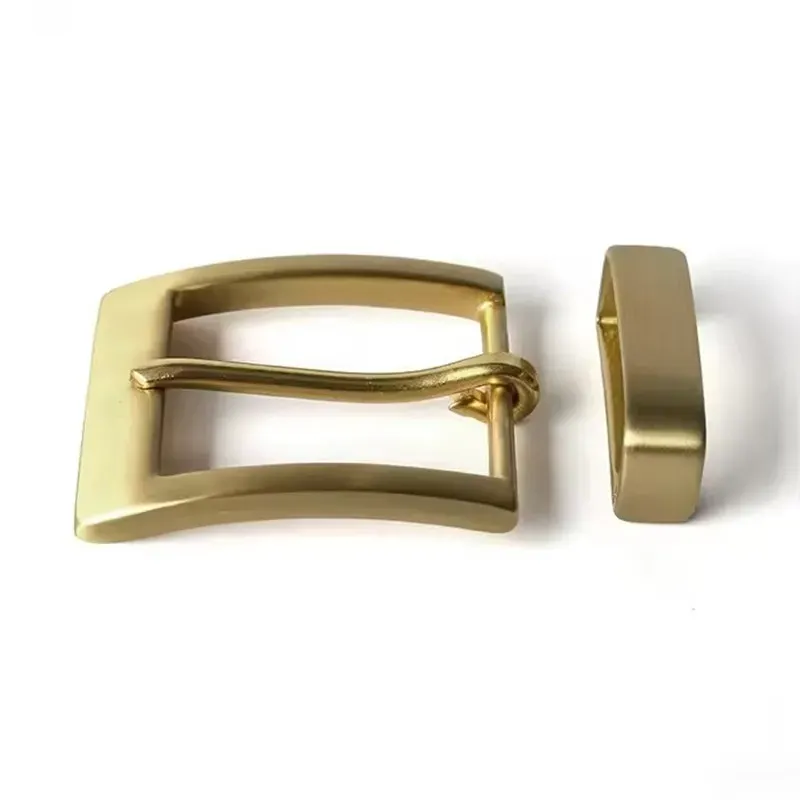 Lot de 2 boucles ceinture laiton 40 mm cowboy