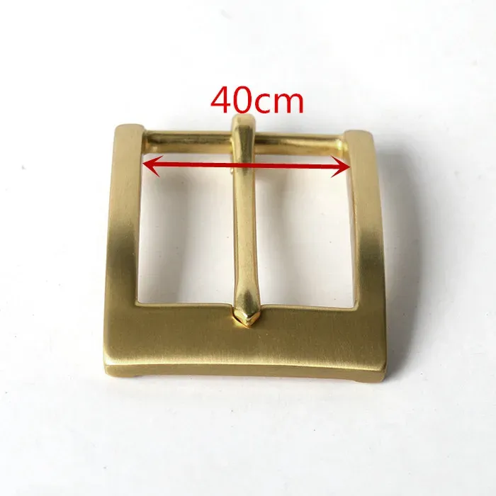 Lot de 2 boucles ceinture laiton 40 mm cowboy
