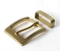 Lot de 2 boucles ceinture laiton 40 mm cowboy – Couleur Or (Or)