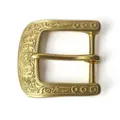 Lot de 2 boucles ceinture laiton 40 mm sculptées – 4