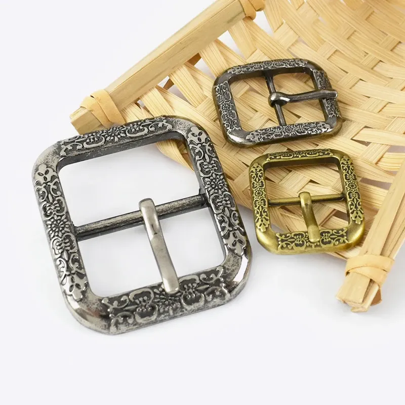 Lot de 2 ou 4 boucles ceinture métal 20 ou 35 mm
