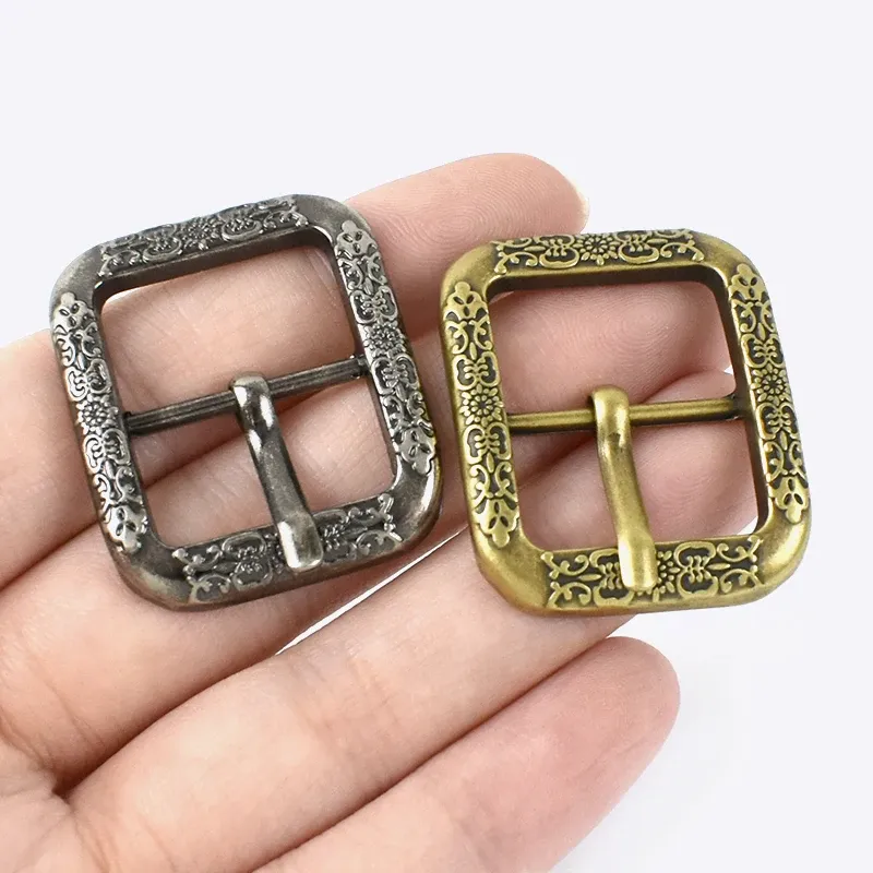 Lot de 2 ou 4 boucles ceinture métal 20 ou 35 mm