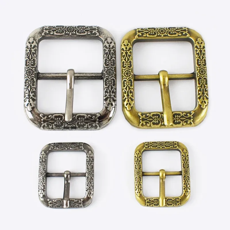 Lot de 2 ou 4 boucles ceinture métal 20 ou 35 mm