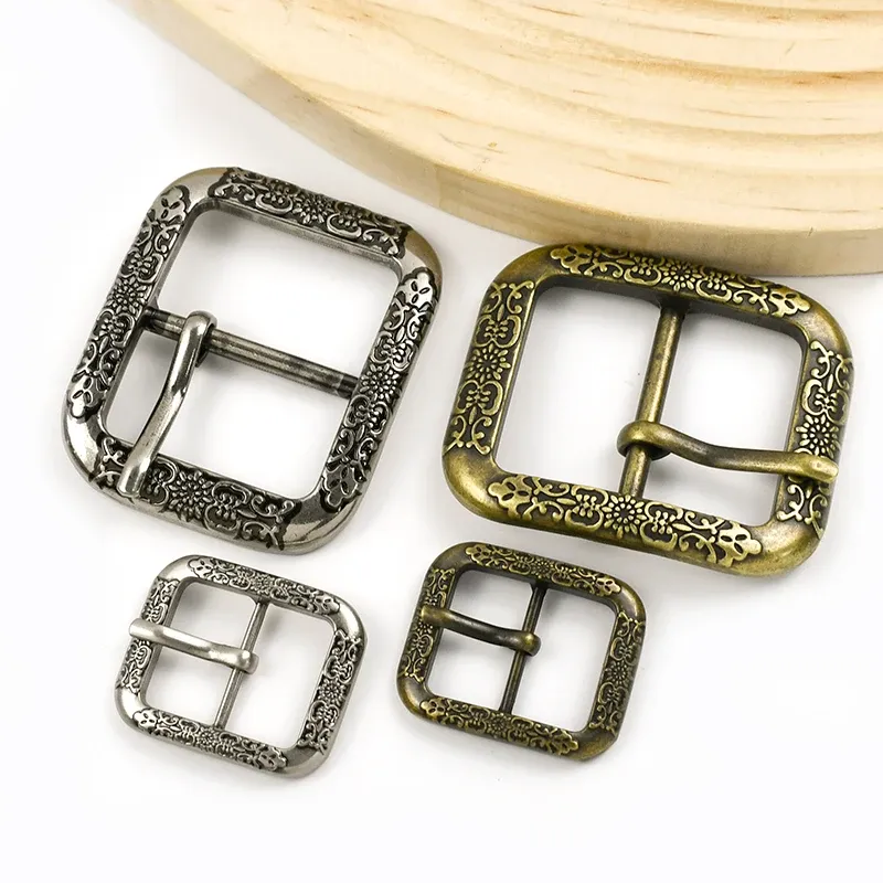 Lot de 2 ou 4 boucles ceinture métal 20 ou 35 mm