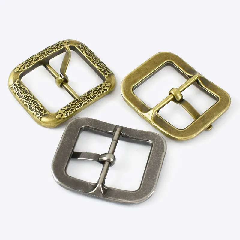 Lot de 2 ou 4 boucles ceinture métal 20 ou 35 mm