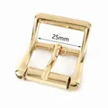 Lot de 2 ou 5 boucles ardillon métal 20 à 32 mm – Couleur LightGold-25mm