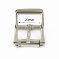 Lot de 2 ou 5 boucles ardillon métal 20 à 32 mm – Couleur Silver-20mm