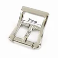 Lot de 2 ou 5 boucles ardillon métal 20 à 32 mm – Couleur Silver-25mm