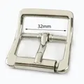 Lot de 2 ou 5 boucles ardillon métal 20 à 32 mm – Couleur Silver-32mm