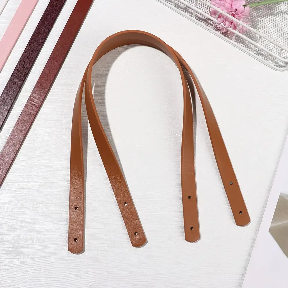 Lot de 2 poignées de sac en cuir PU pour boîte cadeau