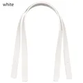 Lot de 2 poignées de sac en cuir PU pour boîte cadeau – Couleur white