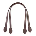 Lot de 2 sangles de sac en cuir PU pour bandoulière – Couleur Coffee