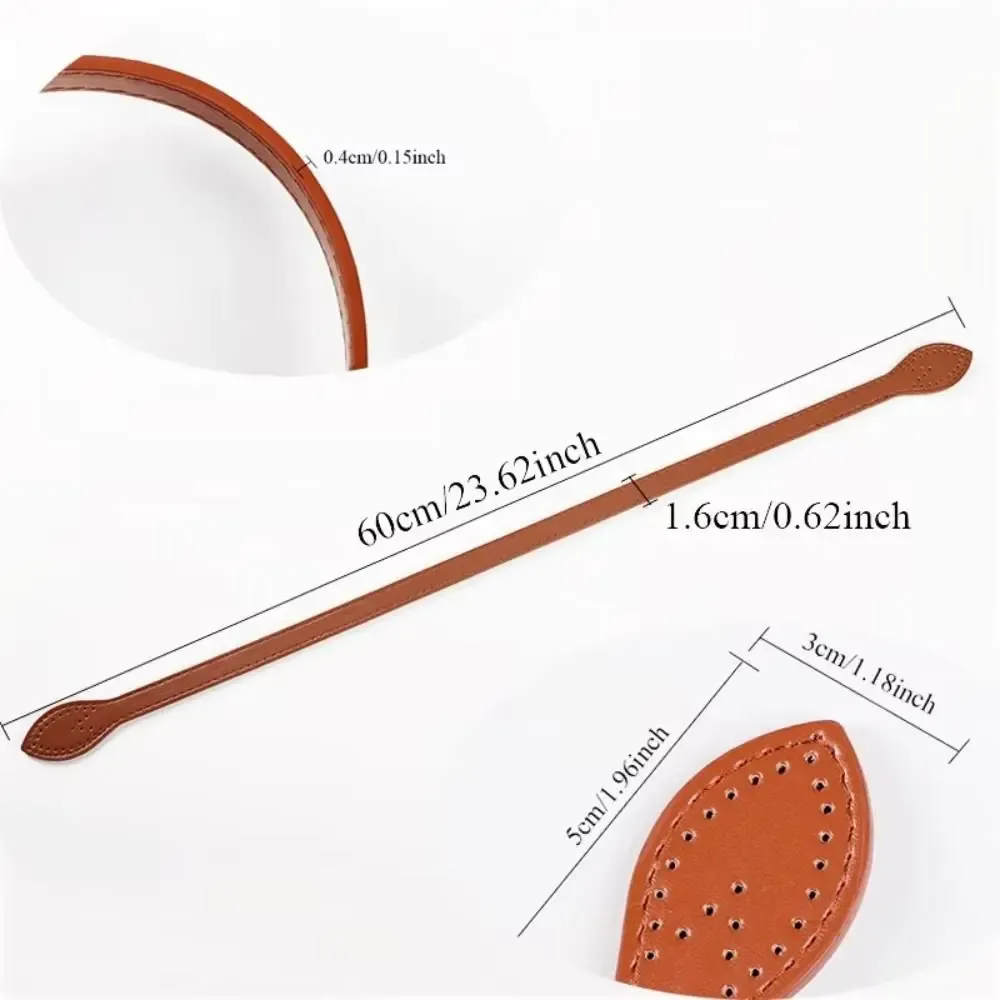 Lot de 2 sangles de sac en cuir PU pour bandoulière