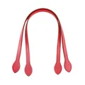 Lot de 2 sangles de sac en cuir PU pour bandoulière – Couleur Dull Red