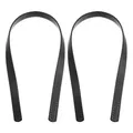 Lot de 2 sangles de sac en cuir PU pour sac à main femme – Couleur Black
