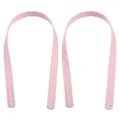 Lot de 2 sangles de sac en cuir PU pour sac à main femme – Couleur Pink