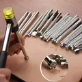 Lot de 20 outils d'impression et sculpture pour cuir – 5