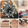 Lot de 20 outils d'impression pour cuir – 1