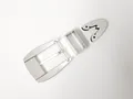 Lot de 3 boucles ceinture western argent 30 mm – 6
